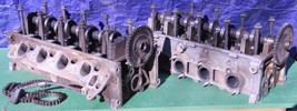 1999 Ford F-250 SD Engine 5.4L Heads complete rockers cams chains sprockets - $450.00