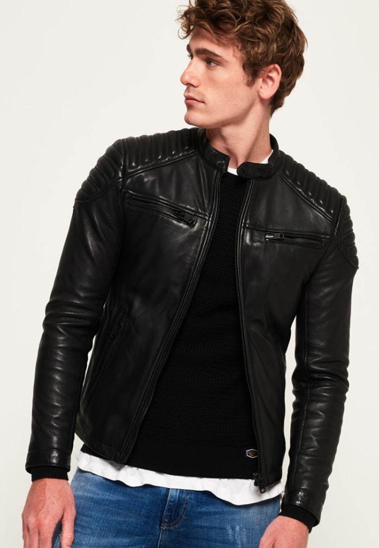 NEW HERO RACER - Leather jacket 2019
