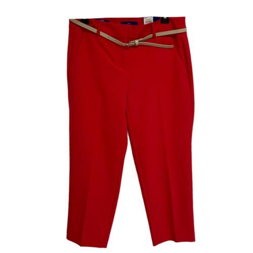dress pants Torie red capri 