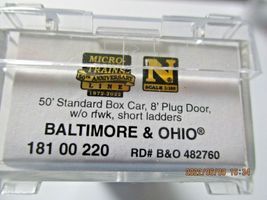 Micro-Trains Stock # 18100220 Baltimore & Ohio 50' Standard Boxcar N-Scale image 5