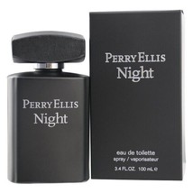 NIGHT * Perry Ellis 3.4 oz / 100 ml Eau De Toilette (EDT) Men Cologne Spray - $43.00