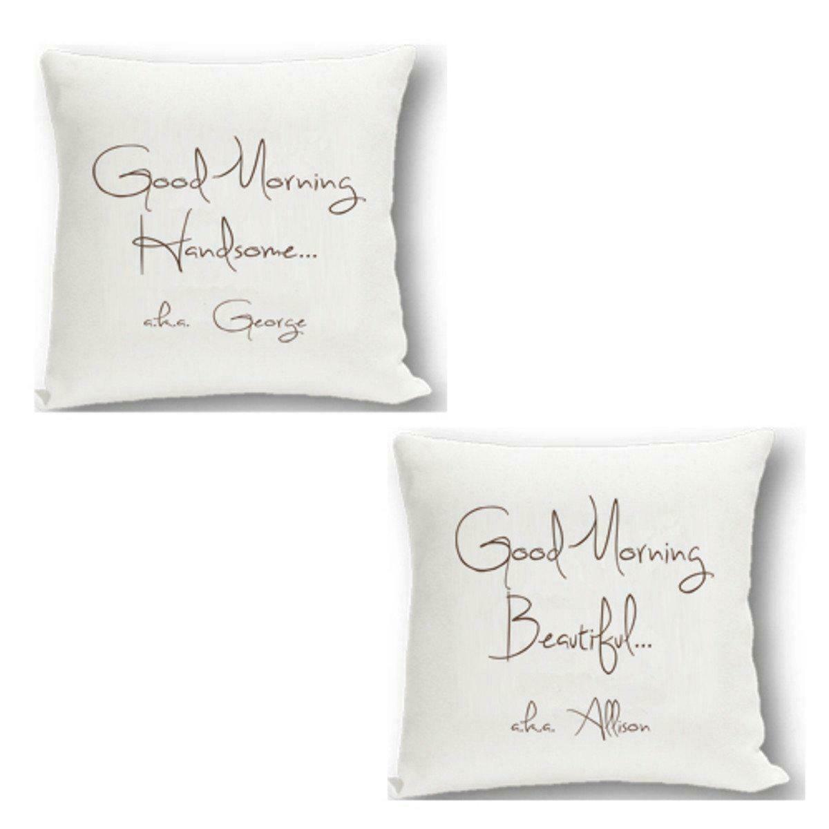 Personalized Couples Throw Pillow Set - Pillows