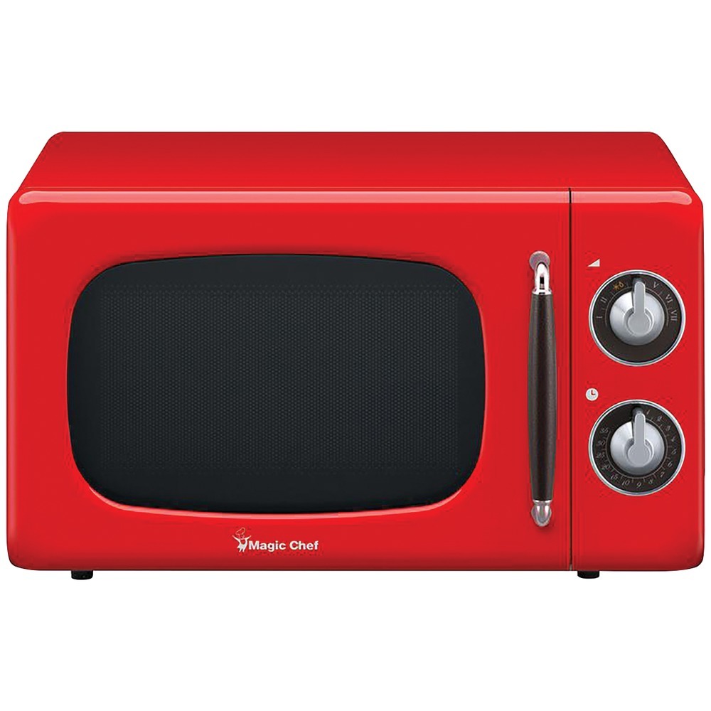 Magic Chef .7 Cubic Ft 700-watt Retro Microwave (red) - Vintage Small