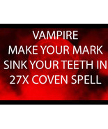 27X COVEN HAUNTED VAMPIRE MAKE YOUR MARK SINK YOUR TEETH IN Witch Cassia4  - $17.78