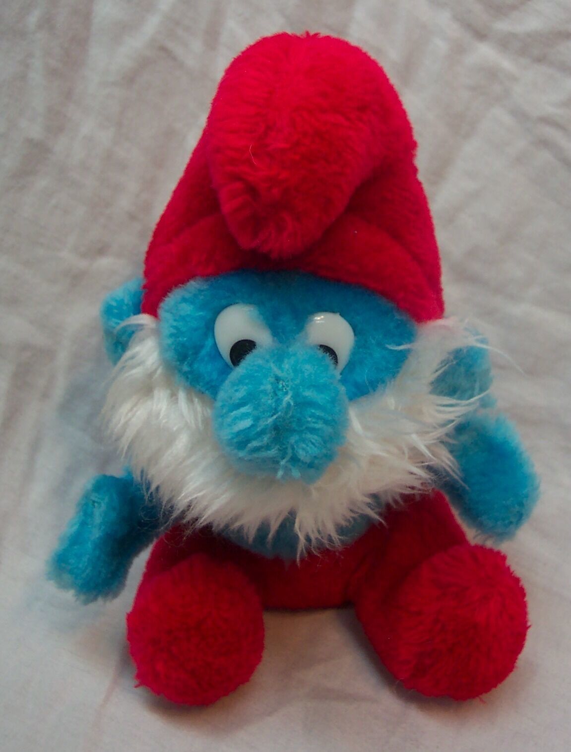 papa smurf stuffed toy