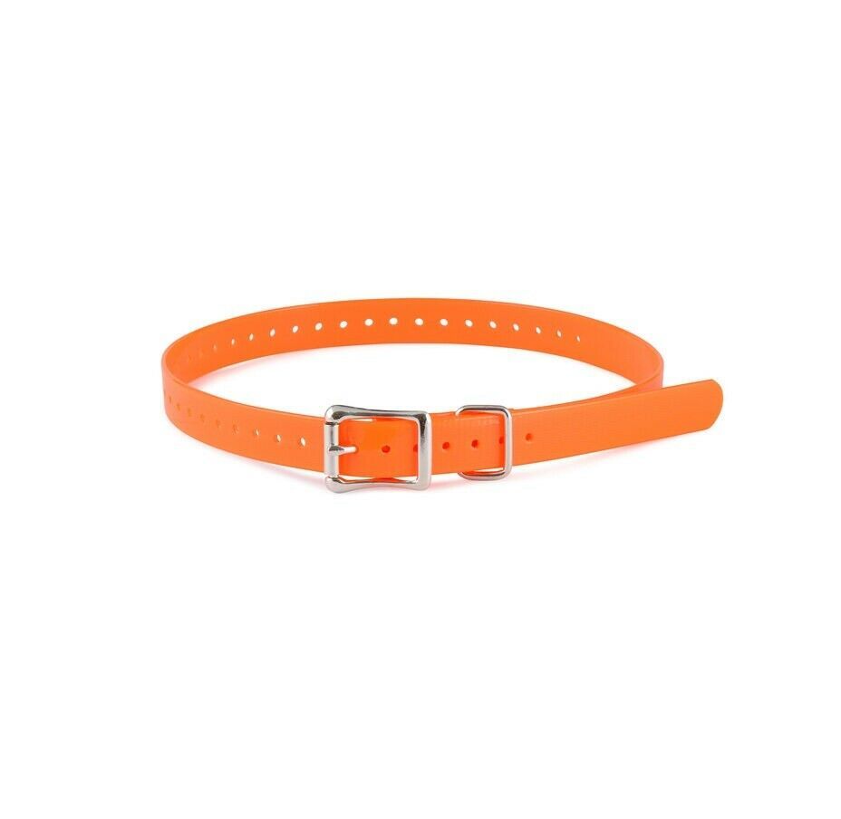 SportDOG Collar Straps 3/4 x 27 For Dogs Orange Waterproof Rustproof Receiver