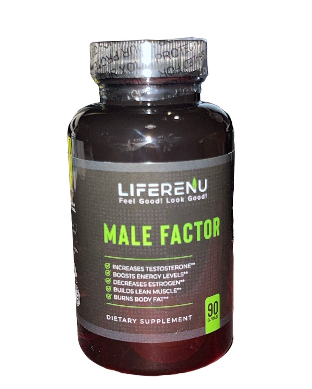 Primary image for LifeRenu Male Factor Burns Body Fat 90 Cap Exp 05/23