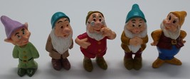 Snow White and the Seven Dwarfs PVC Figures 1993 Mattel Disney Lot of 5 - $16.43