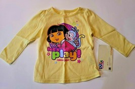 Dora the Explorer Infant Girls Long Sleeve T-Shirts Sizes 12M or 18M NWT  - $6.99