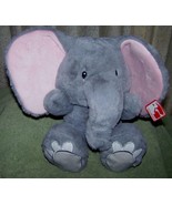 Gund SILLY PAWZ Gray Elephant 10.5&quot; Plush Stuffed Animal NWT - $18.88