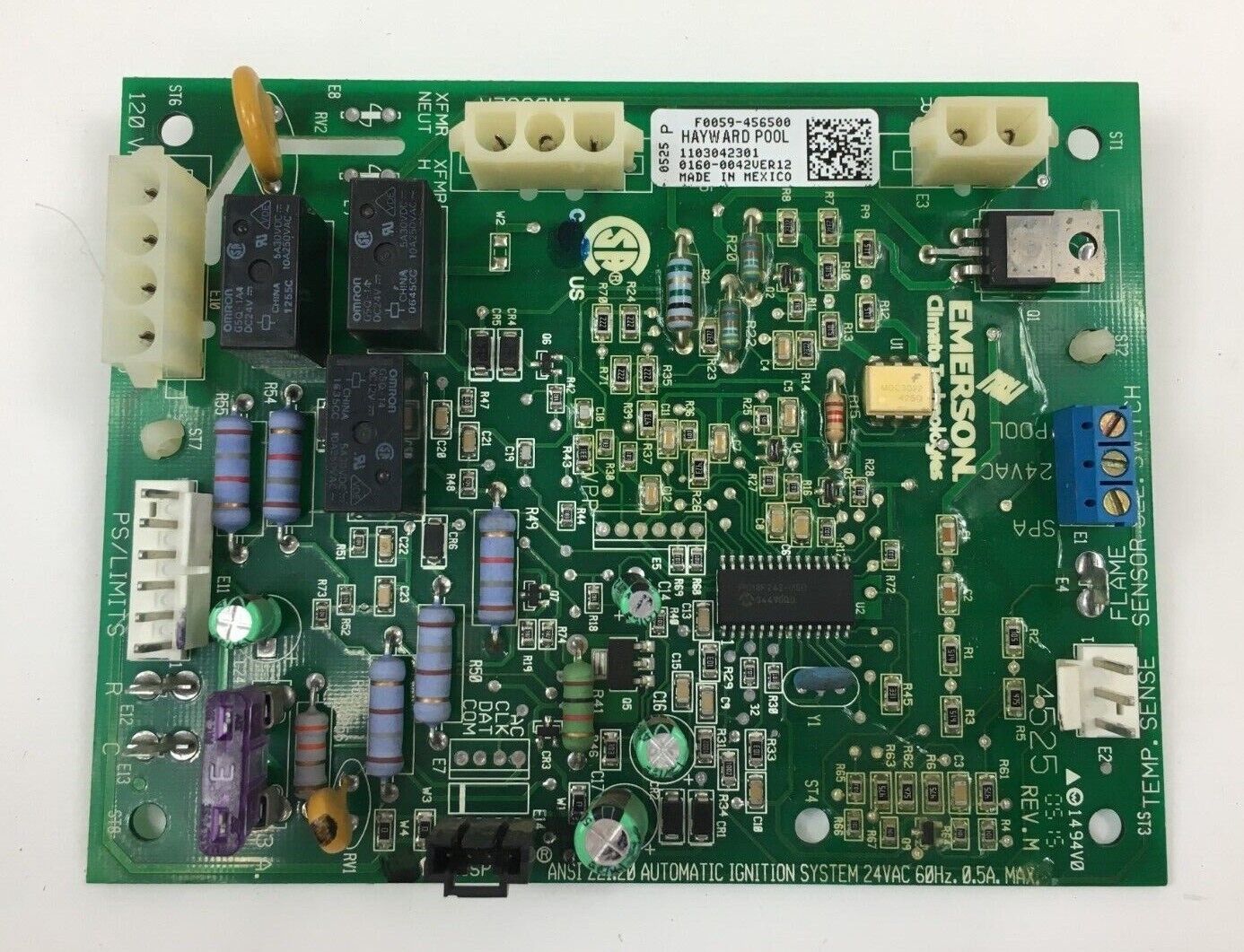 HAYWARD F0059456500 Pool Heater Control Board 1103342301 01600042