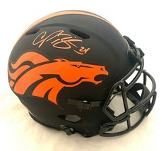 CHAMP BAILEY SIGNED BRONCOS ECLIPSE SPEED AUTHENTIC HELMET BECKETT #WG27758 image 1
