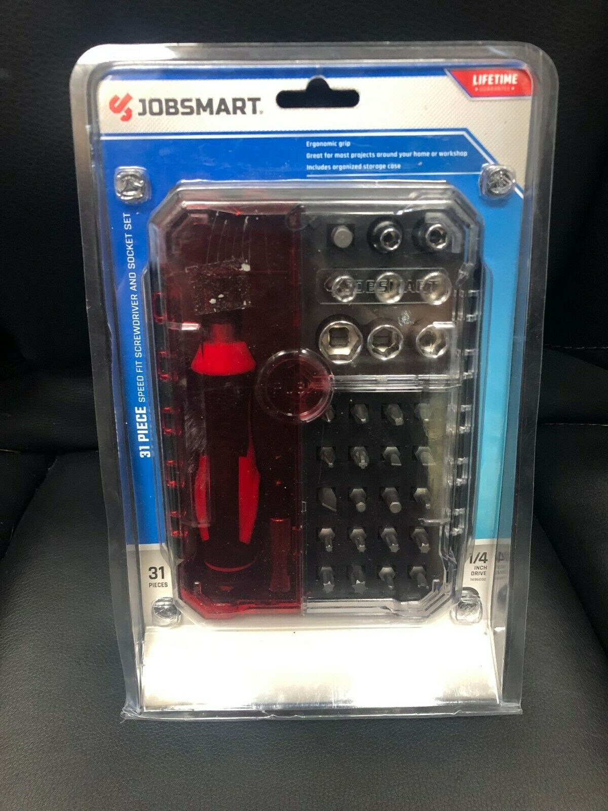 JobSmart 31pc Speed Fit Screwdriver and Socket Set Screwdrivers