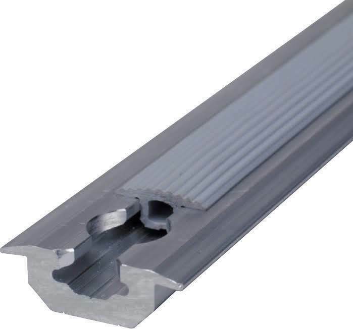 L-Track Cover Strip - Black or Grey Rubber - price is per foot - Casters