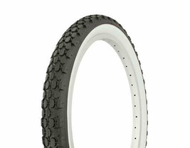 NEW ORIGINAL BICYCLE DURO TIRE IN 26 X 1.95 BLACK/WHITE SIDE WALL HF-105. 