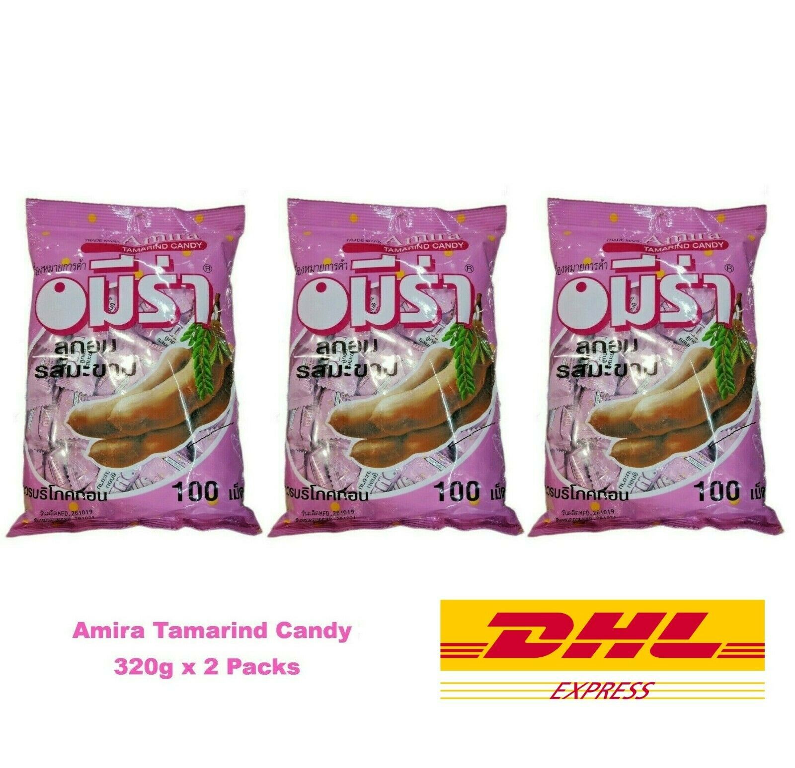 300 Tabs Amira Tamarind Candy Sweet & Sour Delicious Tamarind Candy Pack