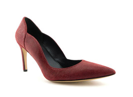 New VIA SPIGA Size 8 Dark Red Pin Head Suede Heels Pumps Shoes - $59.00