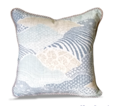 Nautique by Fiona Hall Luxury Designer Throw Pillow. Made from Robert Al... - $104.25+