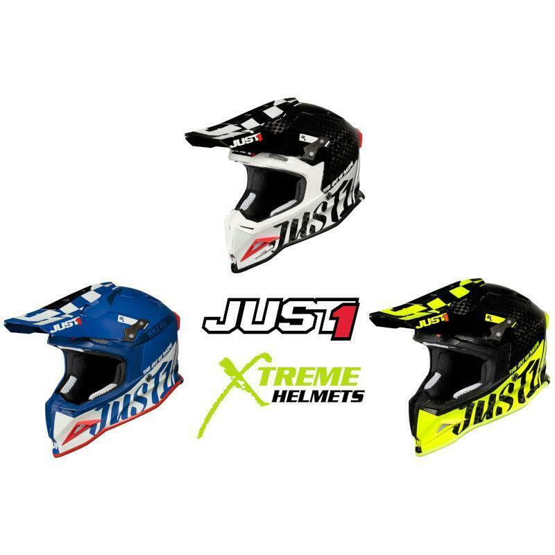 Just1 J12 Pro Helmet Off Road Dirt Bike Carbon Fiber Removable Liner ECE XS-2XL