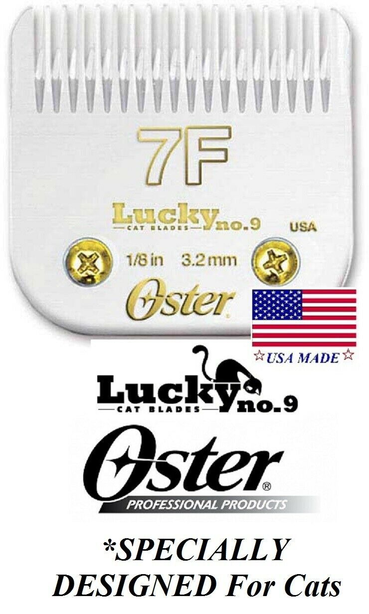 Oster Lucky no.9 Chat 7F Lame Coupe Doré, Turbo, A5 A6, 3000i, Volts, Agc , Km