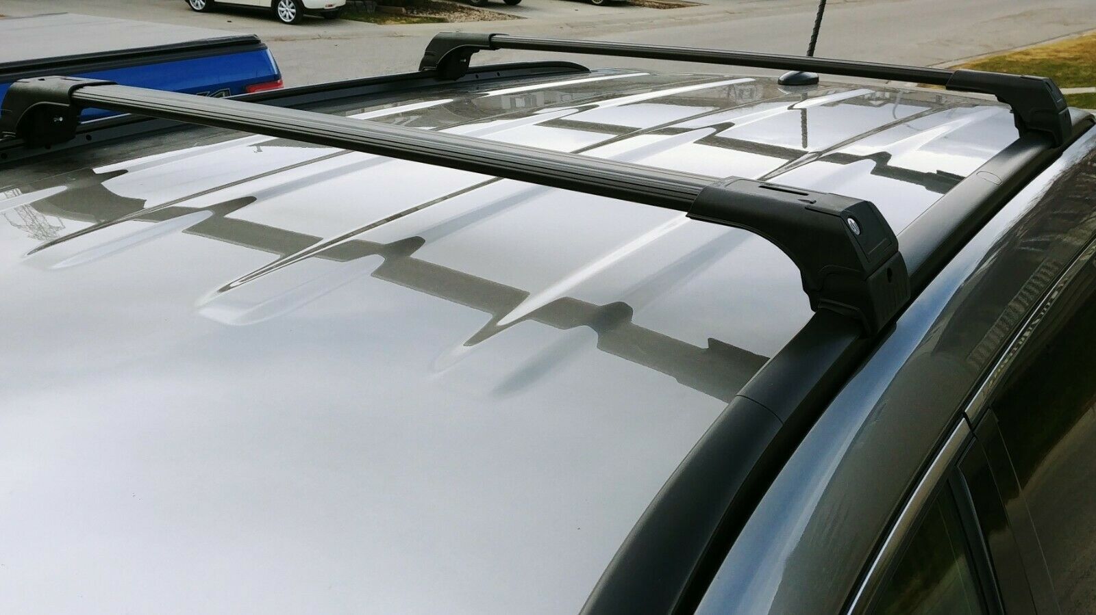 Black Roof Rack Cross Bars For Lexus RX450 2015-2020 - Racks