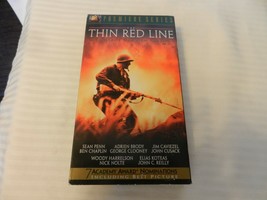 The Thin Red Line (VHS, 1999) George Clooney, Nick Nolte, Sean Penn - $6.68