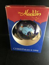 Schmid Aladdin Walt Disney Glass Ball 1994 Christmas Ornament Mib - $19.79