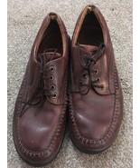 Mens ECCO Comfort Fibre System Brown Shoes, Size 11 (EU45) - $39.99