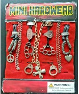 Vintage Mini Hardwear Gumball Vending Machine Charms Header Display Card... - $39.59