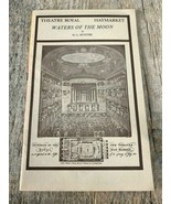 1978 Theatre Program- WATERS OF THE MOON- N.C. Hunter Theatre Royal Haym... - $7.95