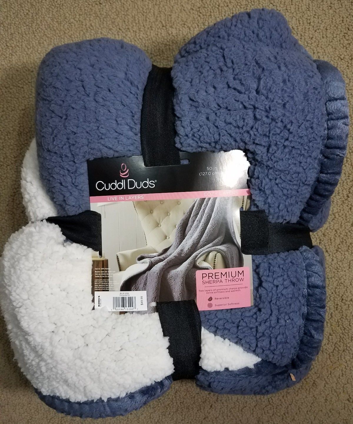 cuddl duds heated blanket blinking light