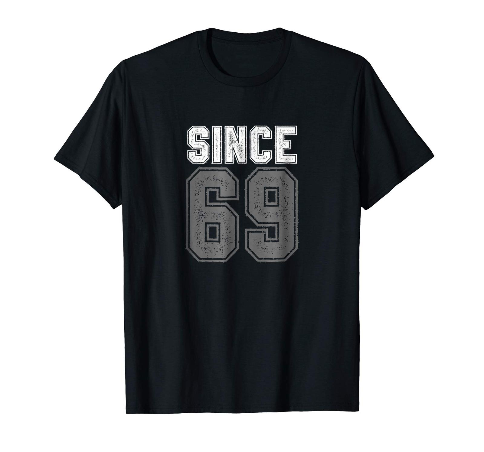 Teacher Style - Number Since 69 T-Shirt sixty nine Vintage College Tee ...