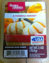 A Thankful Harvest Wax melts Lot of 3 NEW scented 6-packs - $17.00