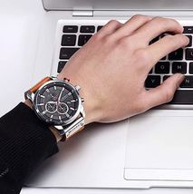 J Style Pro Diver men's Copper Quartz Dial Two Tone watch fashion sport design - $79.00