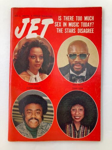 VTG Jet Magazine October 7 1976 Vol 51 #3 Diana Ross, Isaac Hayes No ...