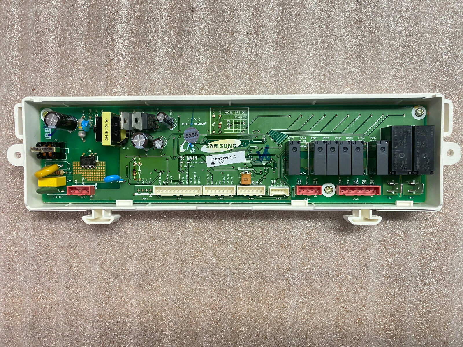 Samsung Dishwasher Electronic Control Board DE4100391A (DE9202256C