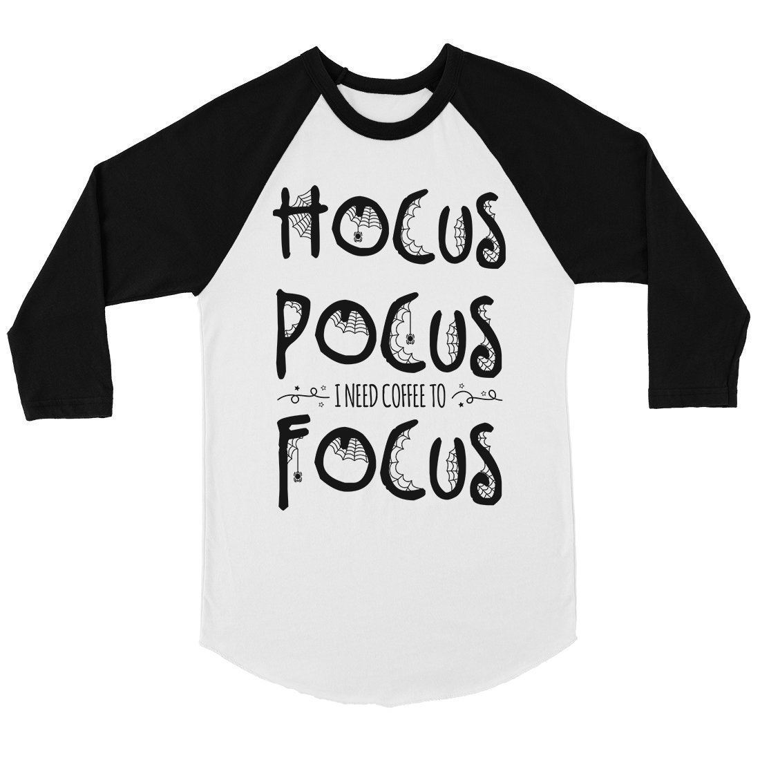 Hocus Pocus Focus Womens Baseball Tee - Tops