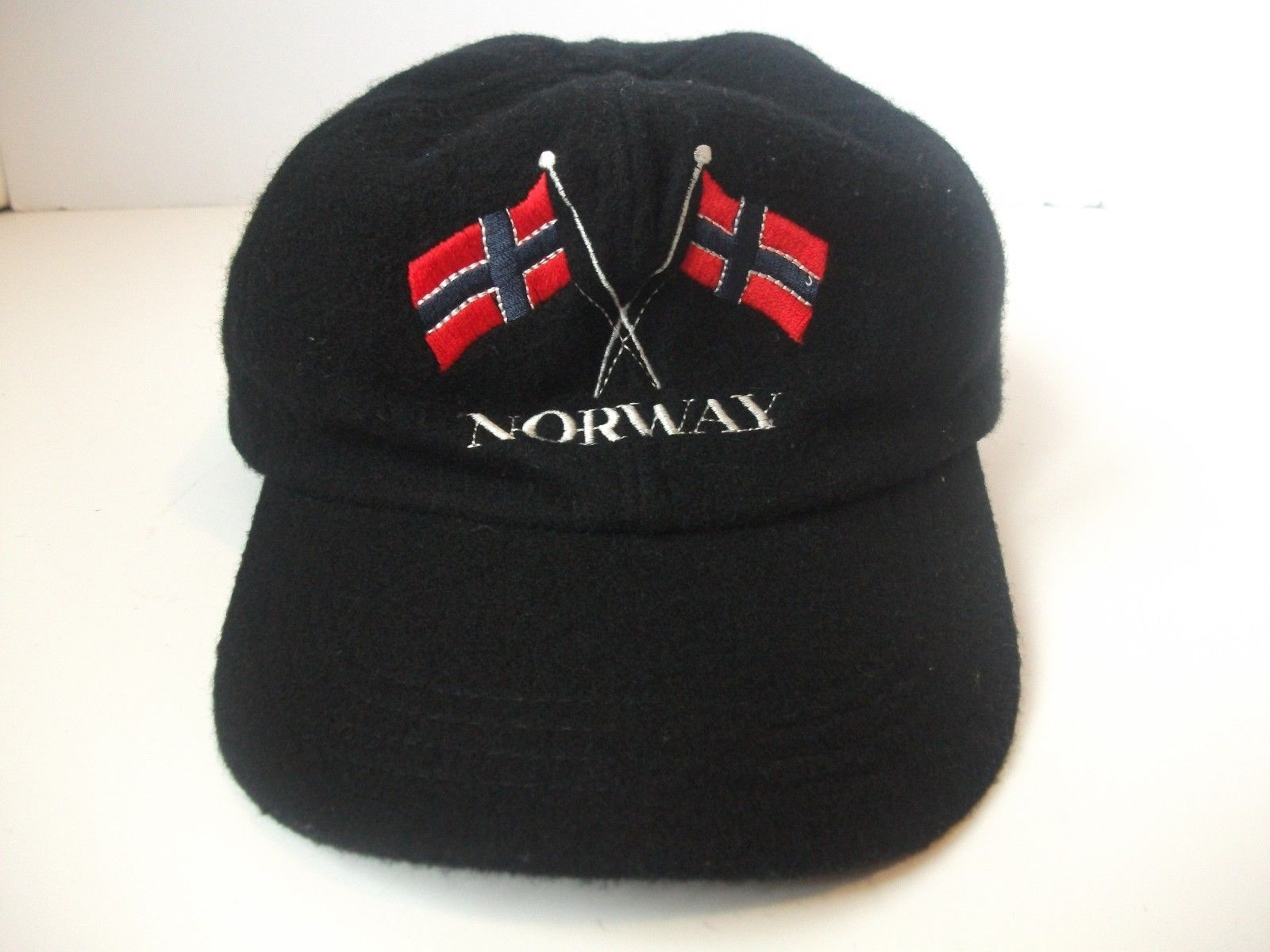 Norway Norwegian Flag Hat Black Fleece Snapback Baseball Cap - Hats