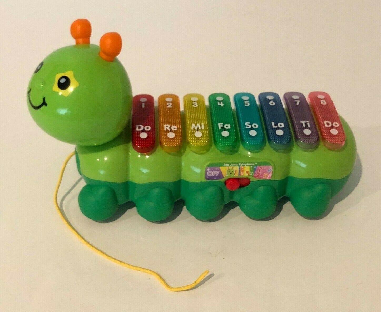 VTech Zoo Jamz Xylophone Green Caterpillar Lights Up Sound Teaches