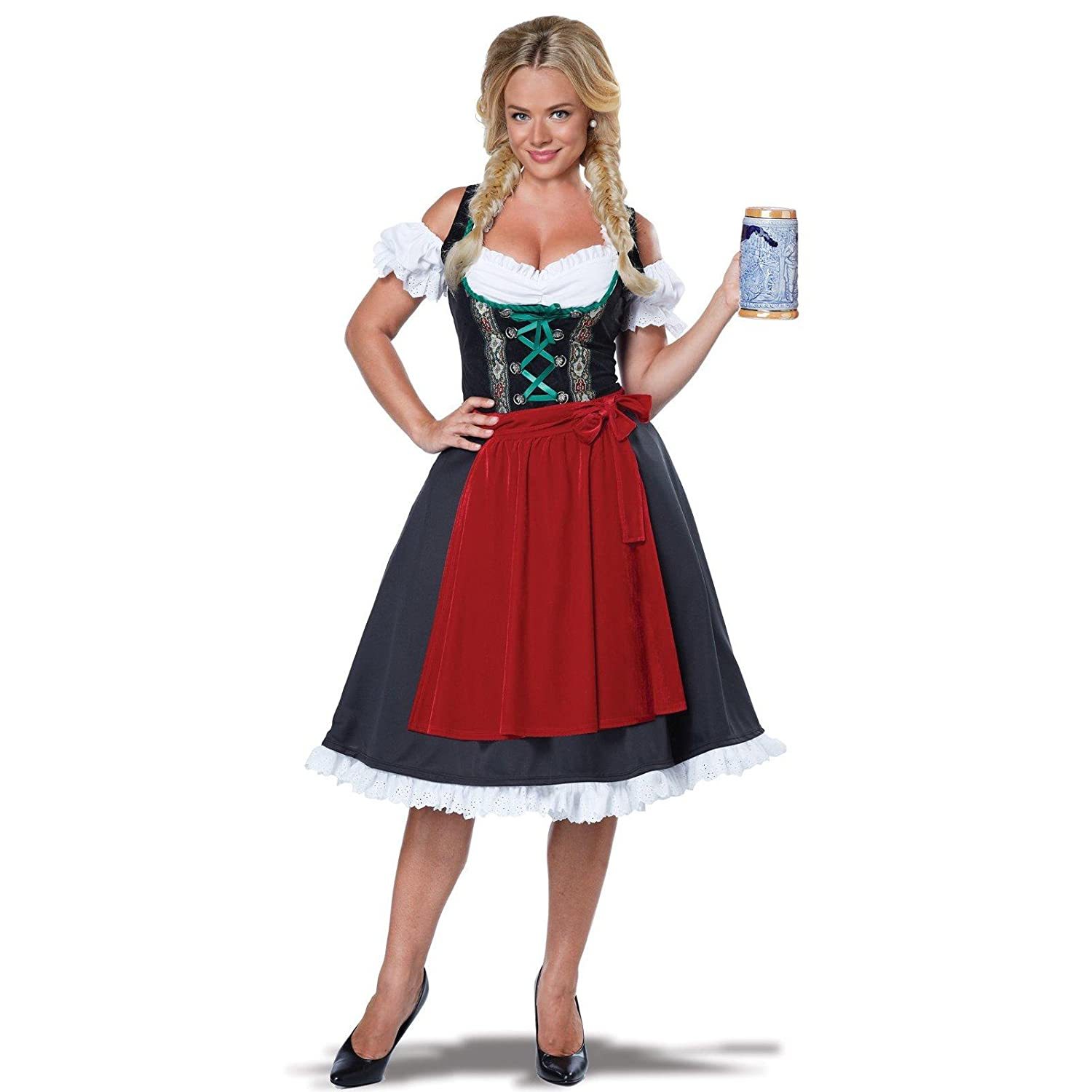 California Costumes Women'S Oktoberfest Fraulein Costume, Multi, Large