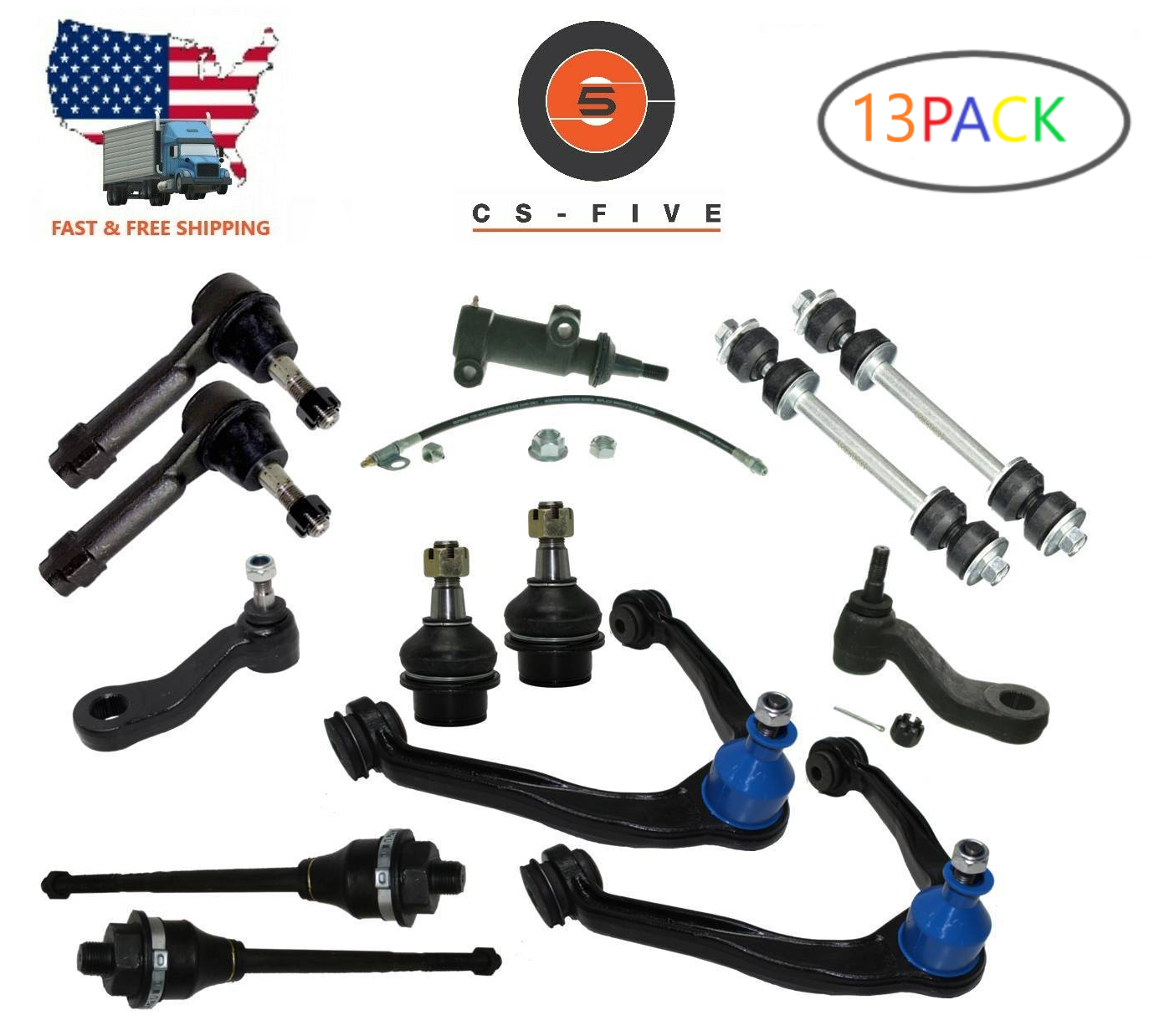 4WD 13PCS SUSPENSION KIT K80826 K6541 ES3488 ES3493 K6534 K6536 K6659 ...