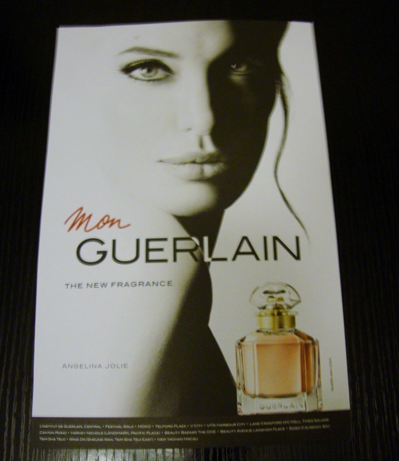 Angelina Jolie Mon Guerlain Perfume Ad 1 And 50 Similar Items