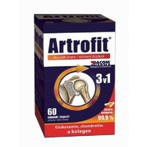 Artrofit Glucosamine Chondroitin Pure collagen 60 capsules vitamins supplement - $33.50