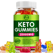 Keto Gummies Diet Weight Loss Fat Burn Supplement Bear Pills Apple Cider... - $14.99