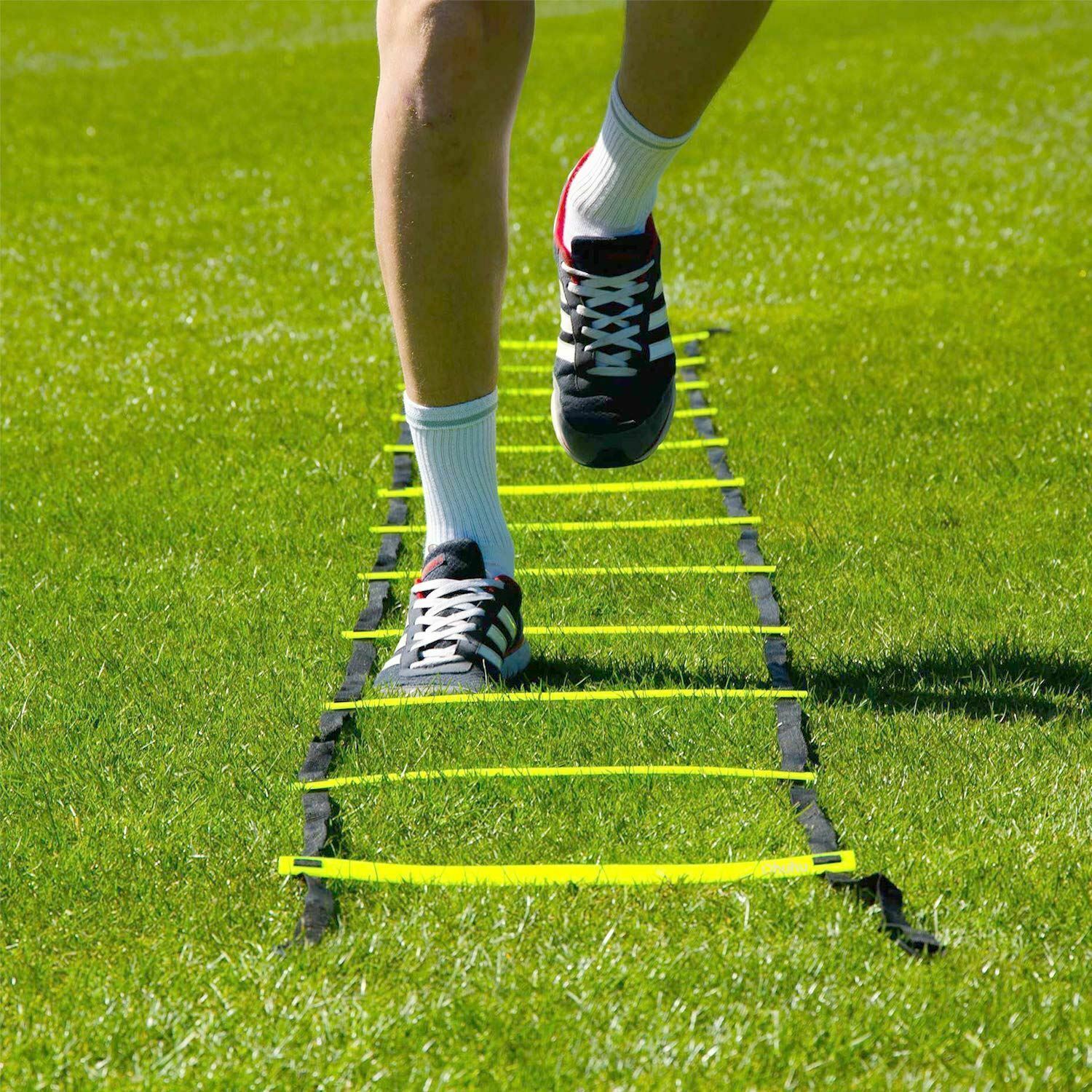 Pro Agility Speed Training Ladder and Cones 17ft Fixed Soccer Football