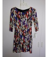 FRENCH CONNECTION LADIES 3/4-SLEEVE 100% VISCOSE RAYON DRESS-NWT-$198 OR... - $13.85