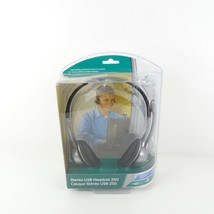 Logitech Stereo USB Headset 250 Hands Free New Factory Sealed - $21.59
