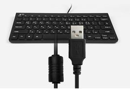 Zio Korean English Mini Keyboard USB Wired Compact Tenkeyless Slim Keyboard image 5