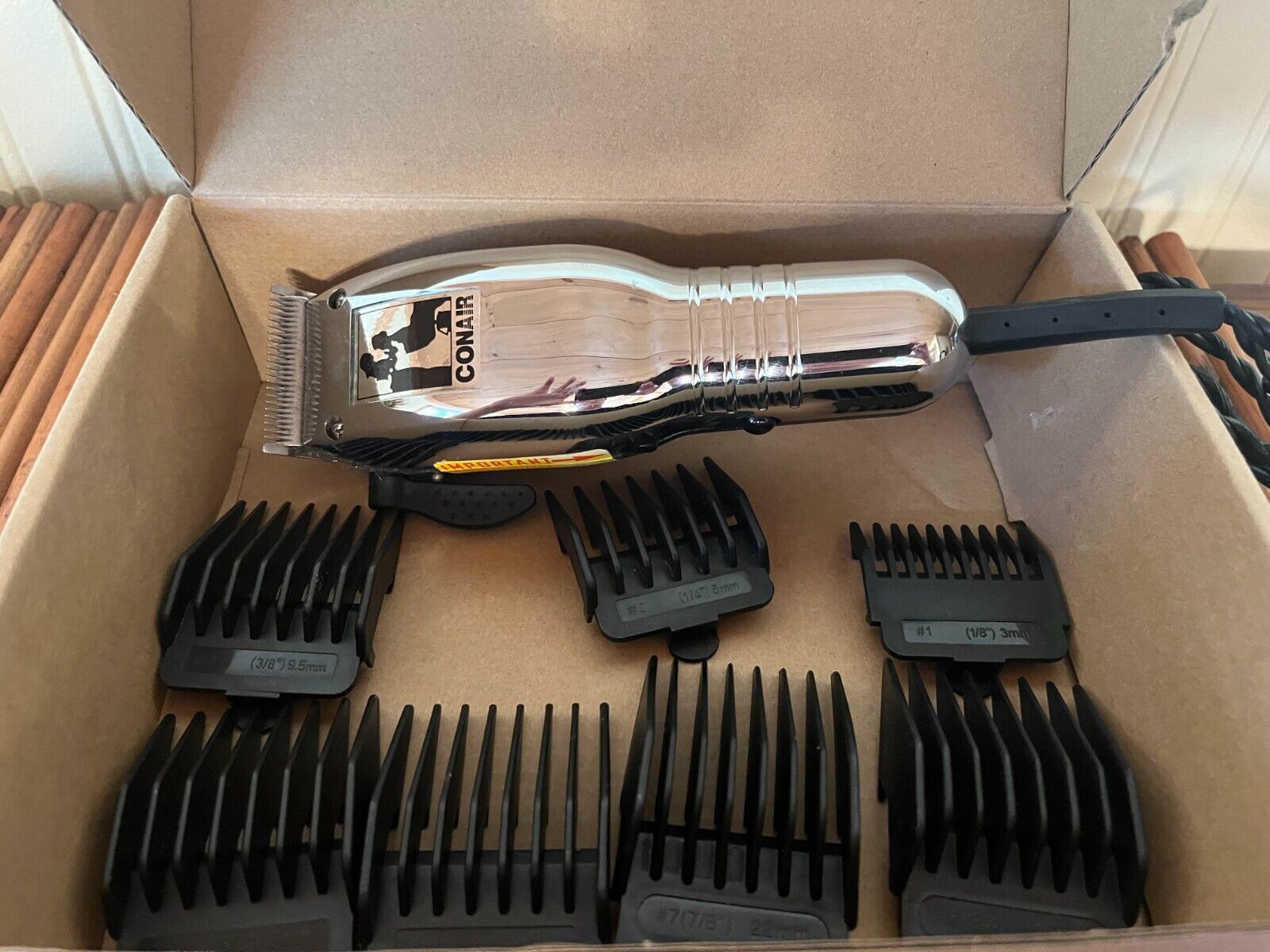 CONAIR Hair Clipper Trimmer Corded With 7 Attachments - Electric ...