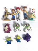 Lot of Toy Story PVC Figures / Cake Toppers 11 Piece 1.5&quot; - 3&quot; Nice Variety - $17.63